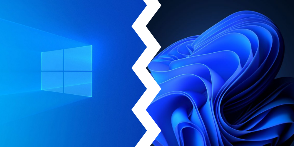 Windows 10 and Windows 11 logos